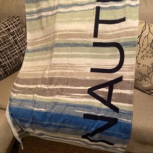 Nautica Home Beach Towel 35 X 67 Stripes New